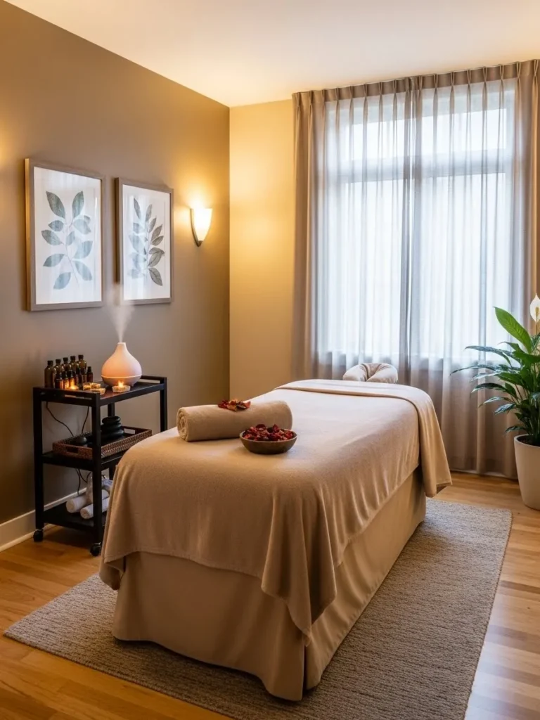 서울 출장마사지 달빛케어 방문 관리 공간 내부 전경